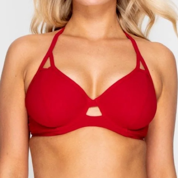 Miss Mandalay Red Icon Bikini Top 32G (32DDDD) - Picture 7 of 7